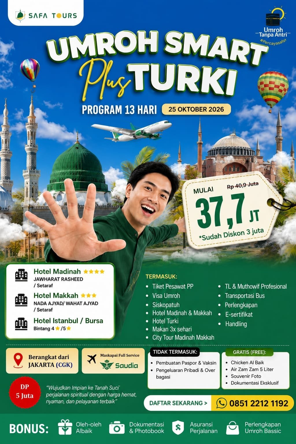 Paket Umrah Smart Plus Turki 2026